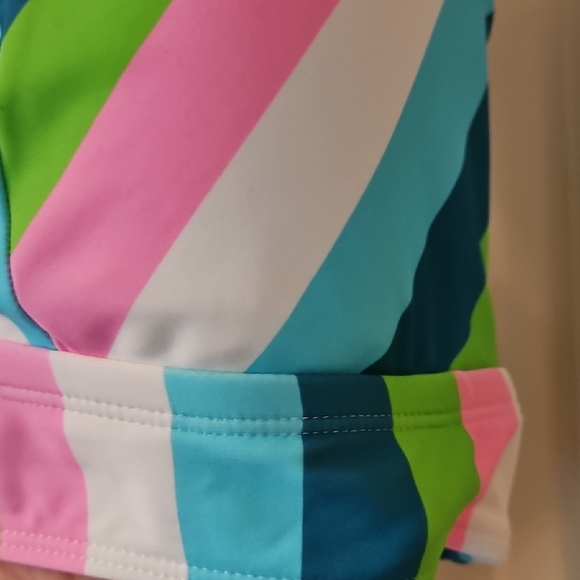 Torrid Wireless Triangle Bikini Top - Playful Stripes - Picture 7 of 8